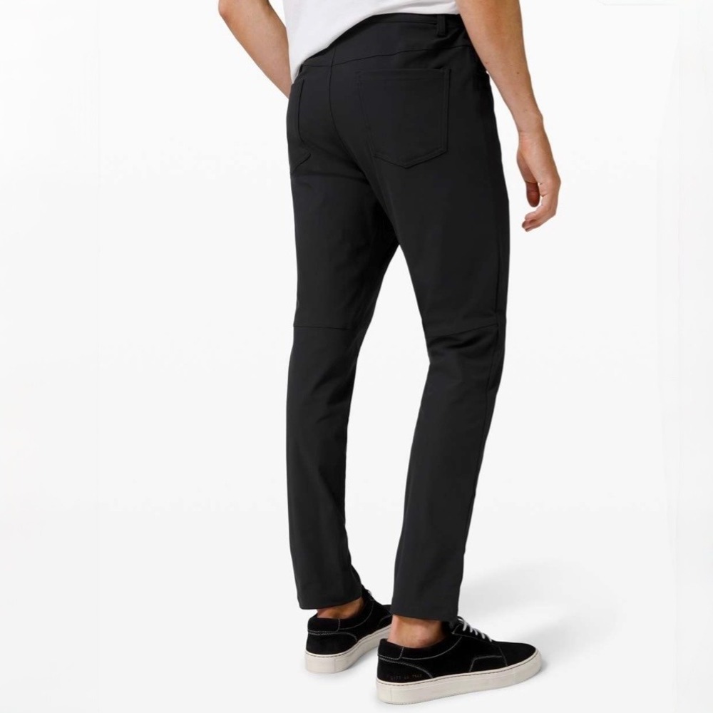 Lululemon ABC Pant Slim Warpstreme Black 33 33x31 Workwear Stretch Smart Casual‎